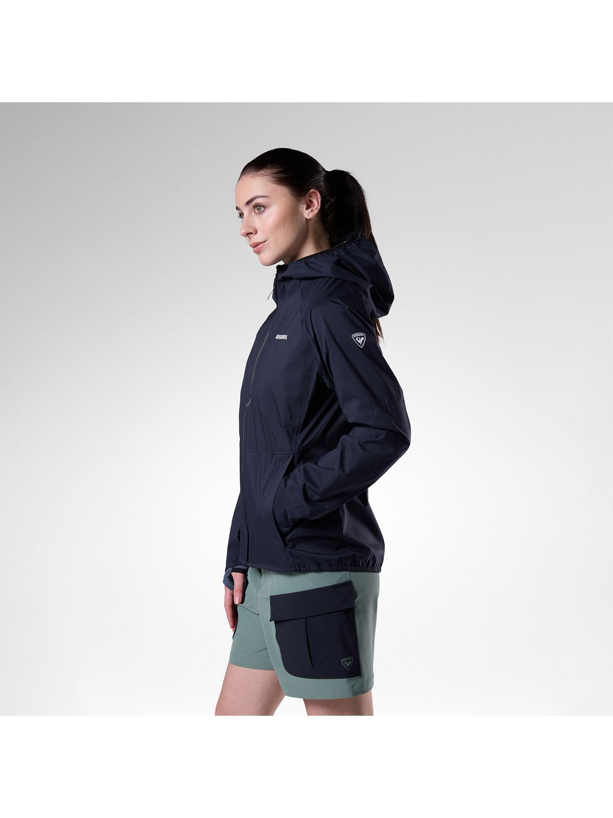 Kurtka damska ROSSIGNOL W Rainproof 2.5L Shell Jkt czarna