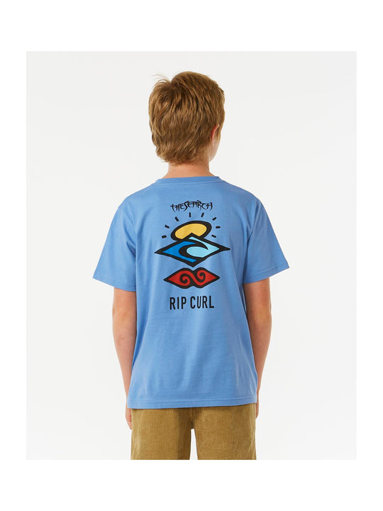 Koszulka RIP CURL Search Icon Tee Boy niebieski - Adventure Sports
