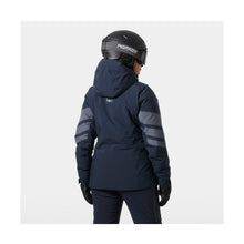 Kurtka narciarska damska HELLY HANSEN W PANORAMA INS JACKET granatowa
