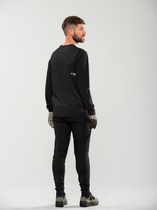 Bluza rowerowa męska NORTHWAVE Crew Pro Jersey czarny - Adventure Sports
