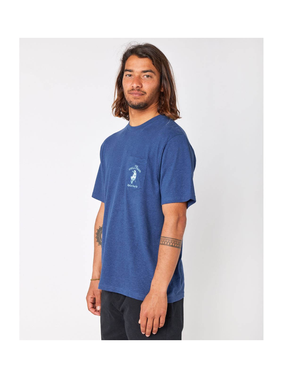 Koszulka RIP CURL Shaper Emb Tee granatowy - Adventure Sports