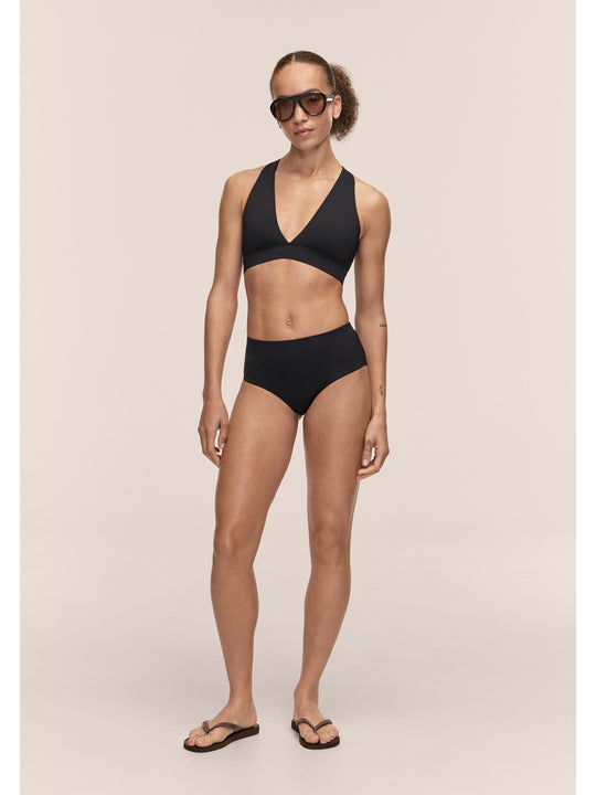 Majtki kąpielowe CASALL High Waist Bikini Hipster kolor czarny
