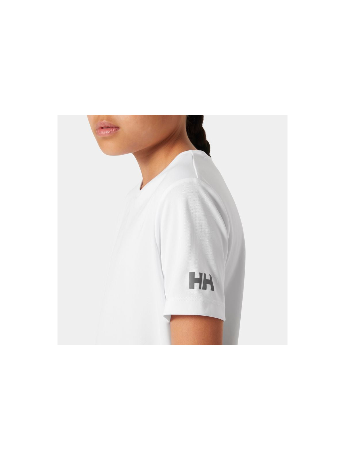 Koszulka HELLY HANSEN JR HH TECH T-SHIRT biały - Adventure Sports