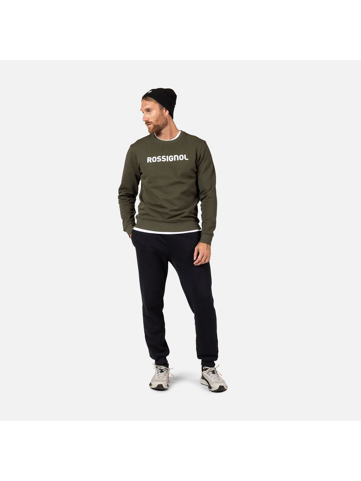 Bluza męska ROSSIGNOL PRARION CN SWEATSHIRT zielona