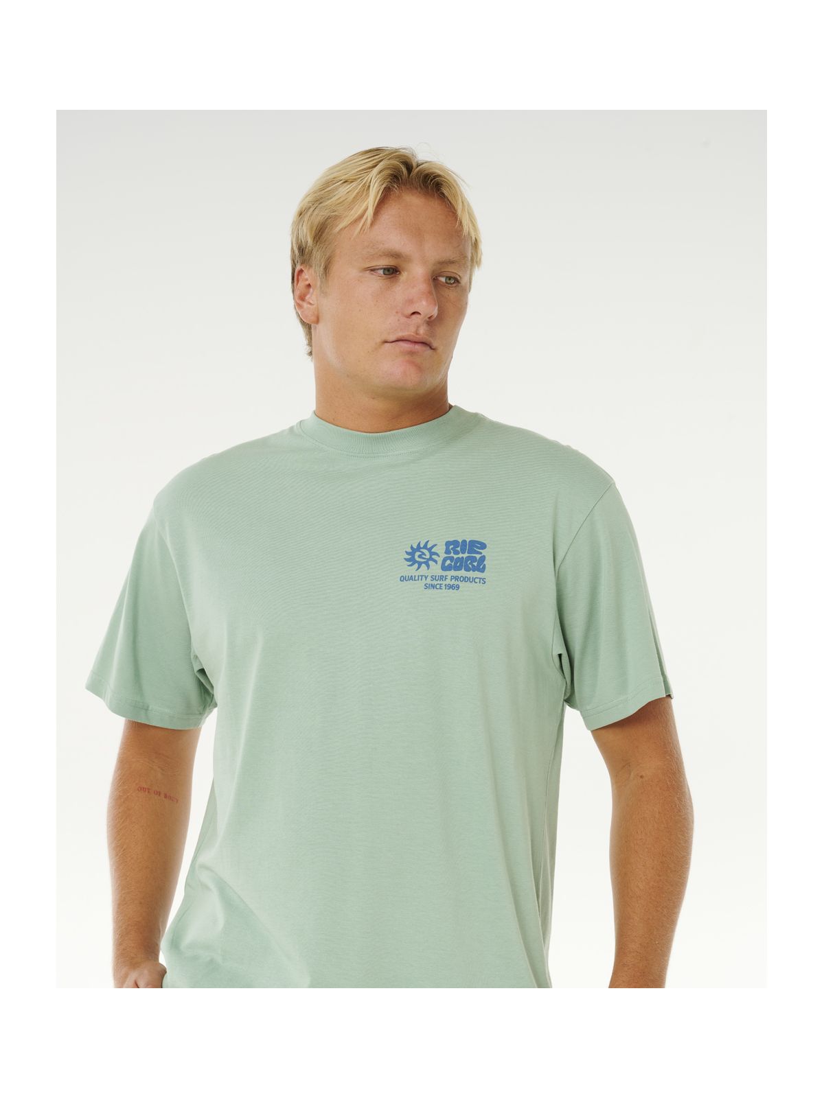 Koszulka męska RIP CURL Pacific Rinse Glass Off Tee zielona