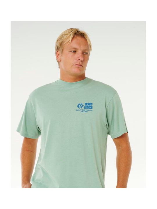 Koszulka męska RIP CURL Pacific Rinse Glass Off Tee zielona
