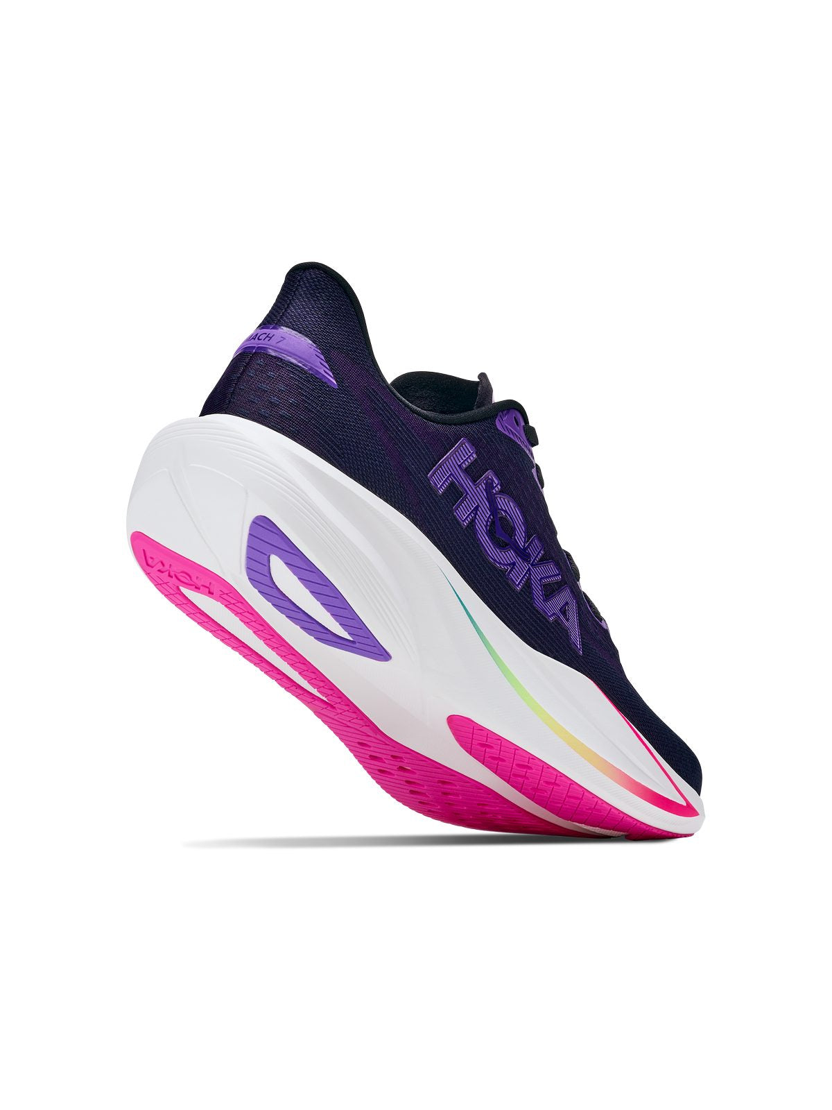 BUTY do biegania męskie HOKA M MACH 7 czarno fioletowe
