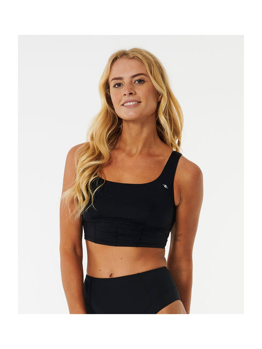Top RIP CURL Mirage Ultimate Scoop Neck Cro czarny - Adventure Sports
