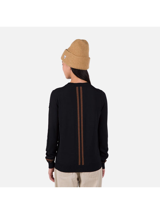 Sweter Rossignol W Corporate Crew Neck czarny - Adventure Sports

