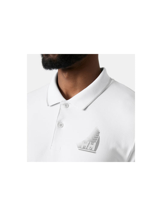 Koszulka męska HELLY HANSEN Hp Figari Polo biała
