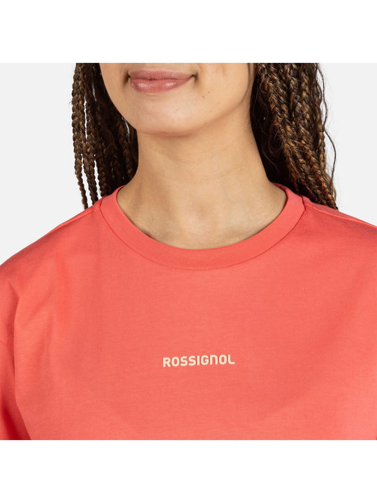Koszulka damska ROSSIGNOL W Presset Tee różowy - Adventure Sports

