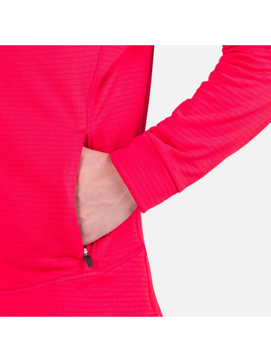 Bluza męska ROSSIGNOL Blackside Fleece Fz czerwony
