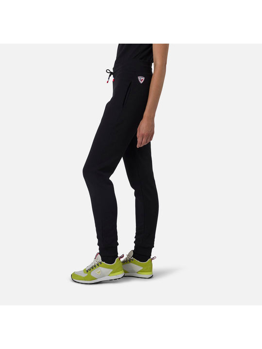 Spodnie dresowe damskie Rossignol W Logo Pant Fl czarny - Adventure Sports
