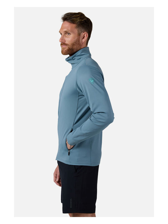Bluza funkcjonalna ROSSIGNOL Mid Layer Thin niebieska - Adventure Sports
