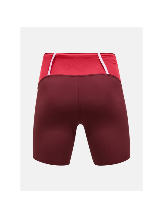 Legginsy treningowe damskie PEAK PERFORMANCE W Light Short Tights bordowe - Adventure Sports
