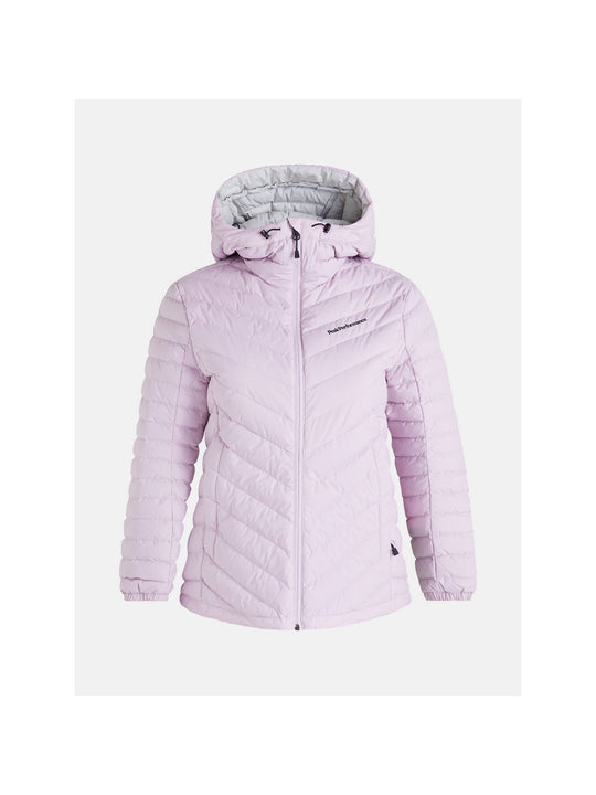 Kurtka puchowa Peak Performance W Frost Down Hood Jacket zielony - Adventure Sports
