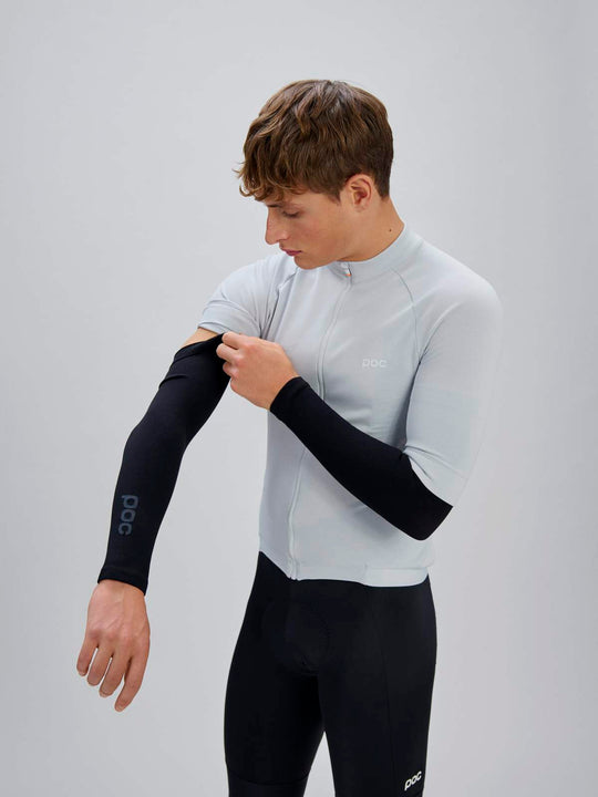 Koszulka rowerowa POC M's Thermal Lite Jersey szara
