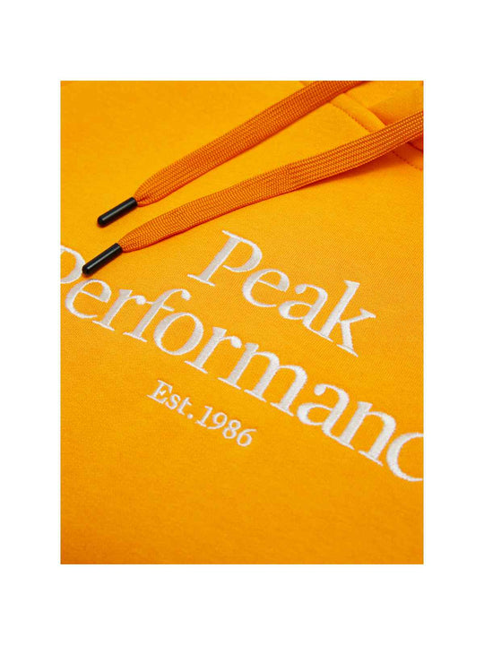 Bluza PEAK PERFORMANCE Original Hood Men pomarańczowy - Adventure Sports
