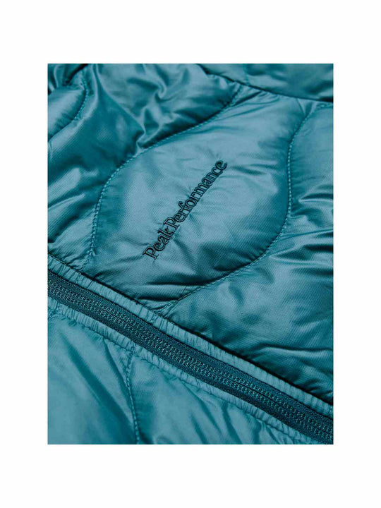 Kurtka puchowa dziecięca Peak Performance Jr Helium Down Hood Jacke zielony - narciarska - Adventure Sports
