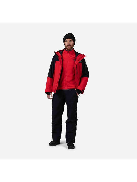 Bluza męska ROSSIGNOL Strawpile Fleece Fz czerwona
