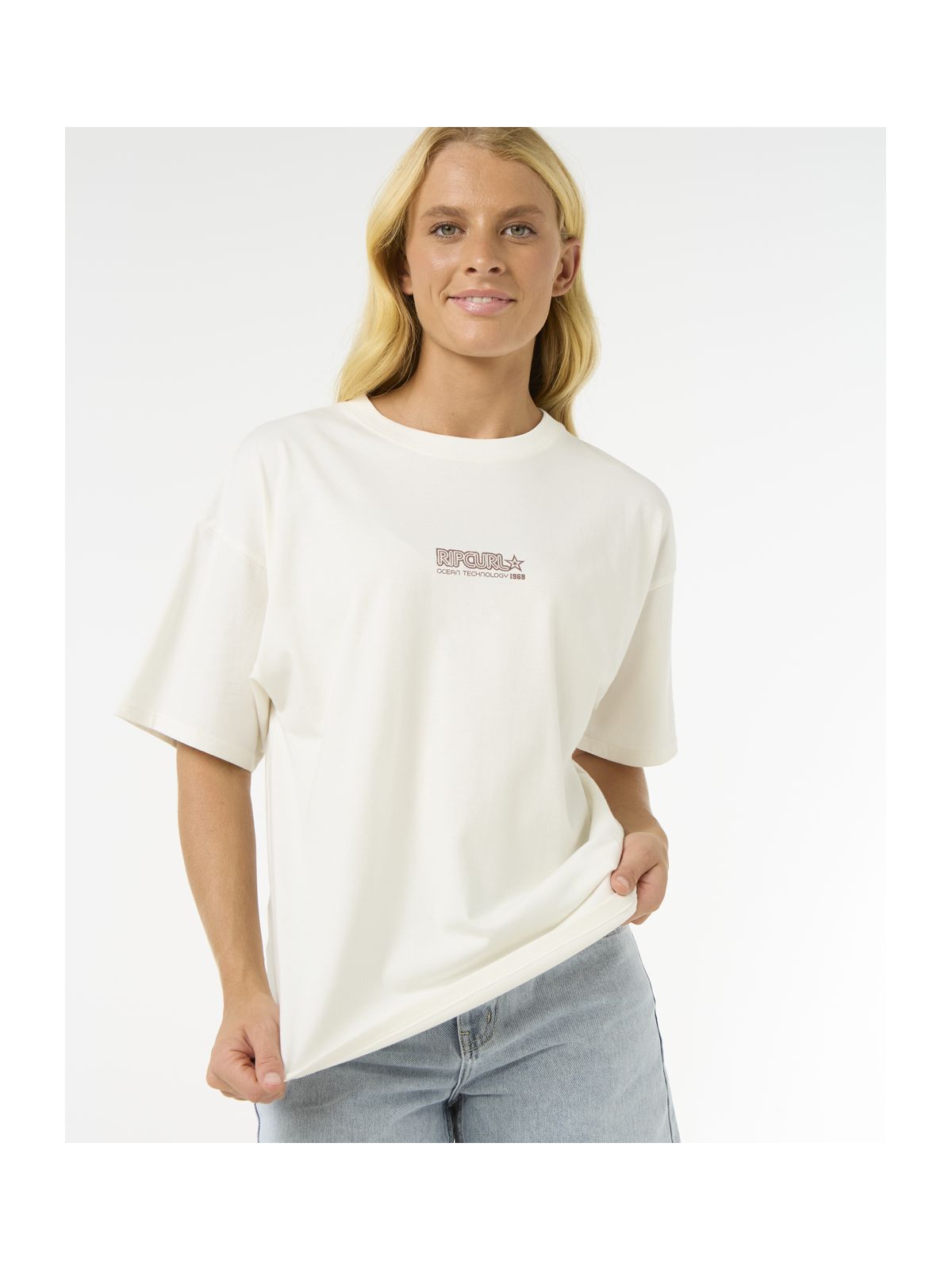 Koszulka RIP CURL Las Dalias Heritage Tee biały