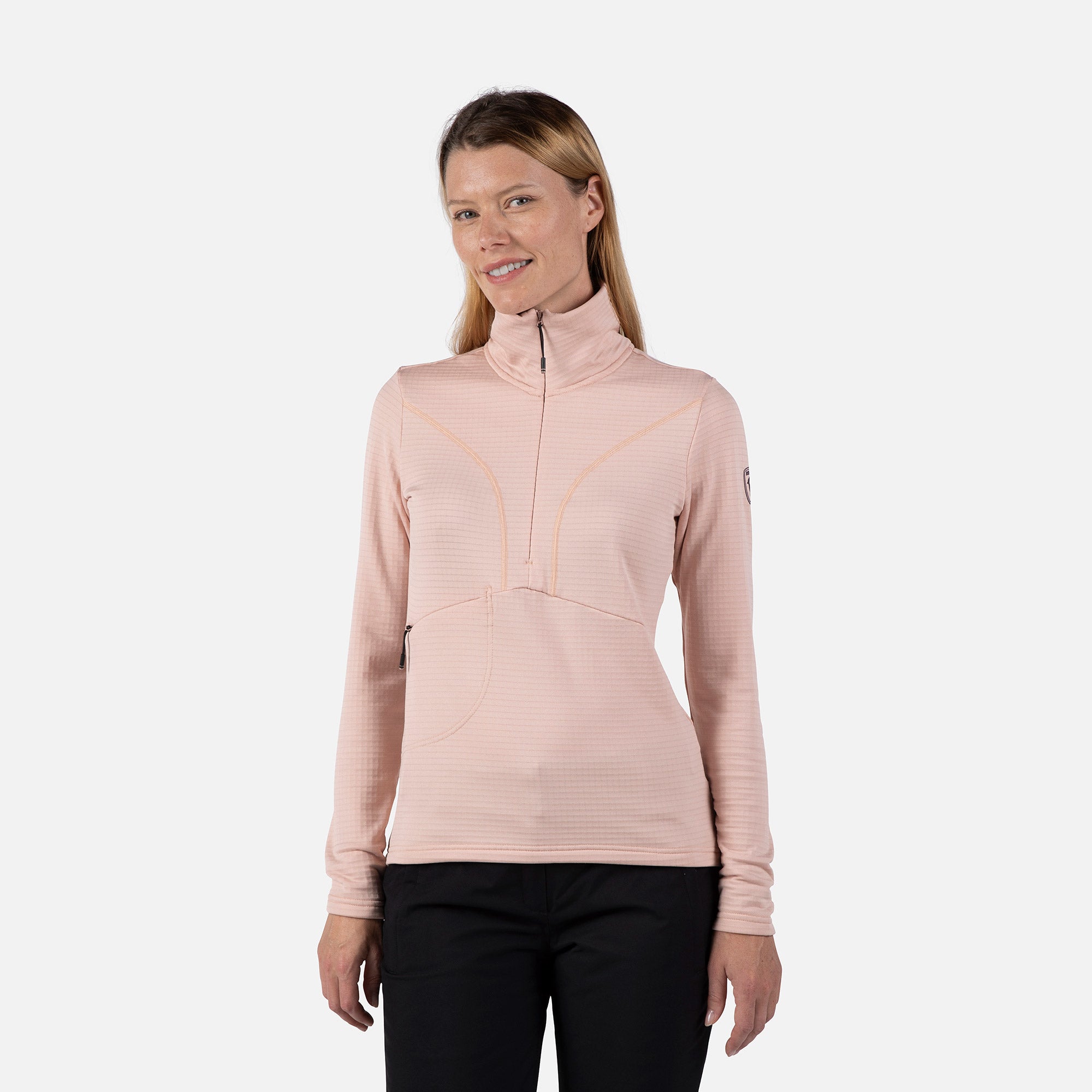 Bluza Rossignol W Blackside Fleece Hz różowy - Adventure Sports