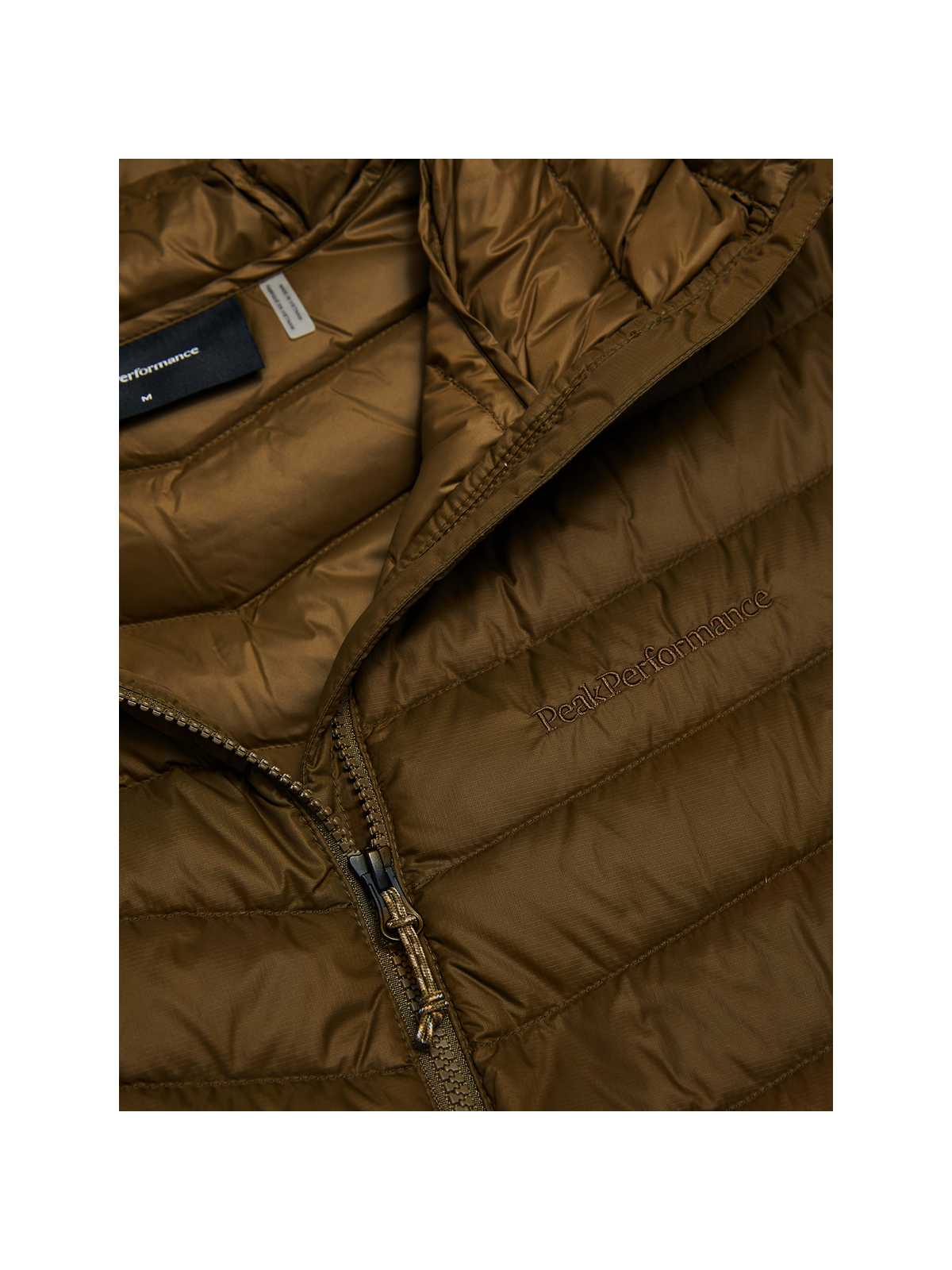Kurtka puchowa męska PEAK PERFORMANCE Frost Down Hood Jacket brązowa