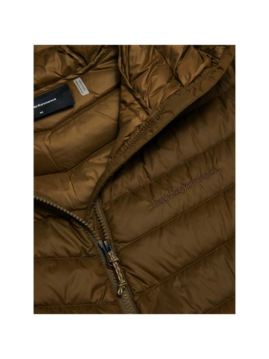 Kurtka puchowa męska PEAK PERFORMANCE Frost Down Hood Jacket brązowa
