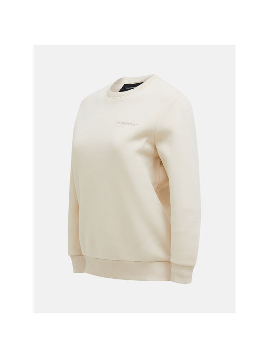 Bluza PEAK PERFORMANCE Original Small Logo Crew Women beżowy - Adventure Sports
