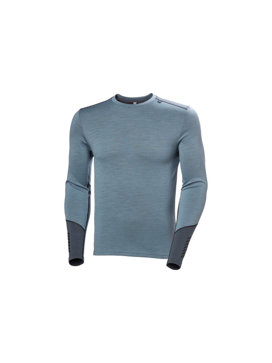 Koszulka męska HELLY HANSEN Lifa Merino Midweight 1/2 Zip kolor granatowy
