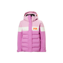 Kurtka narciarska dziecięca HELLY HANSEN Jr Girl Diamond Jacket kolor różowy
