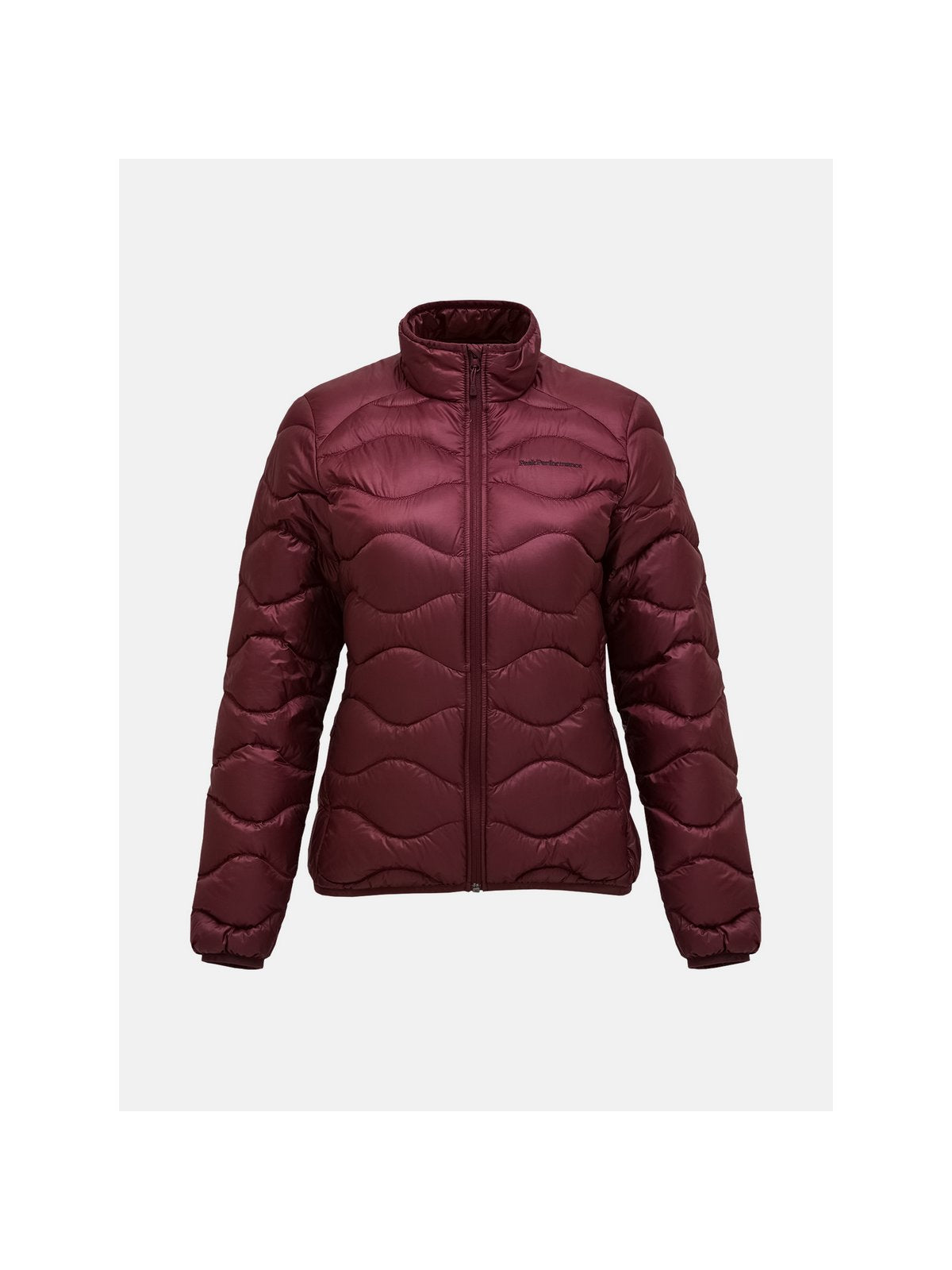 Kurtka puchowa damska PEAK PERFORMANCE Helium Down Jacket bordowa