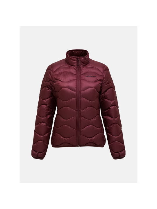 Kurtka puchowa damska PEAK PERFORMANCE Helium Down Jacket bordowa
