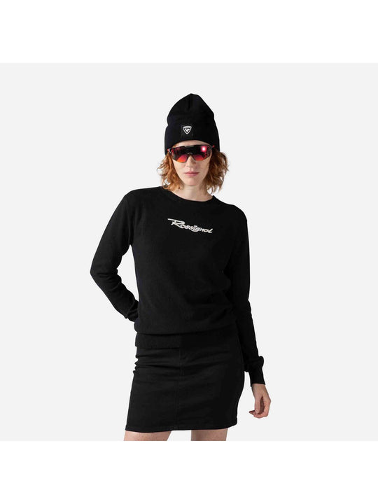 Sweter Rossignol W Signature Knit czarny - Adventure Sports
