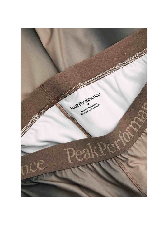 Spodnie termiczne męskie PEAK PERFORMANCE Spirit AOP 3/4 Short Johns Synthetic Baselayer beżowe
