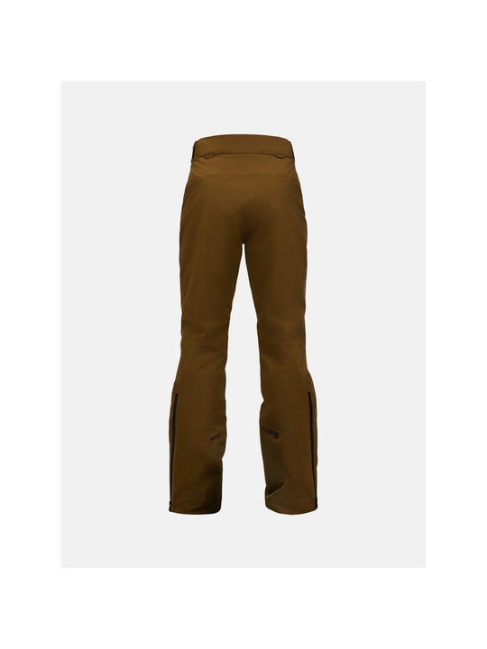 Spodnie narciarskie damskie PEAK PERFORMANCE Shred HIPE 2L Insulated Shell Pants brązowe
