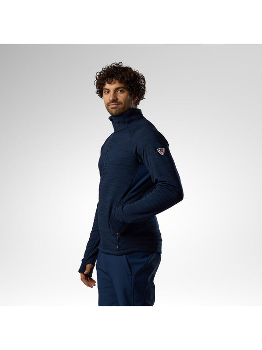 Bluza męska ROSSIGNOL M Premium Half Zip Fleece niebieska
