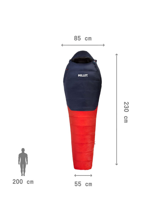 Śpiwór MILLET TRILOGY -25 LONG niebieski
