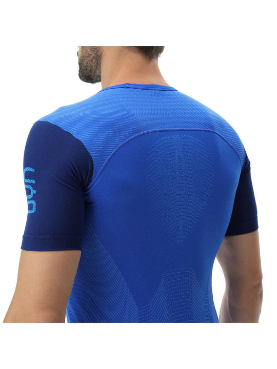 Koszulka biegowe męska Running Shirt - strong Blue/Peacot
