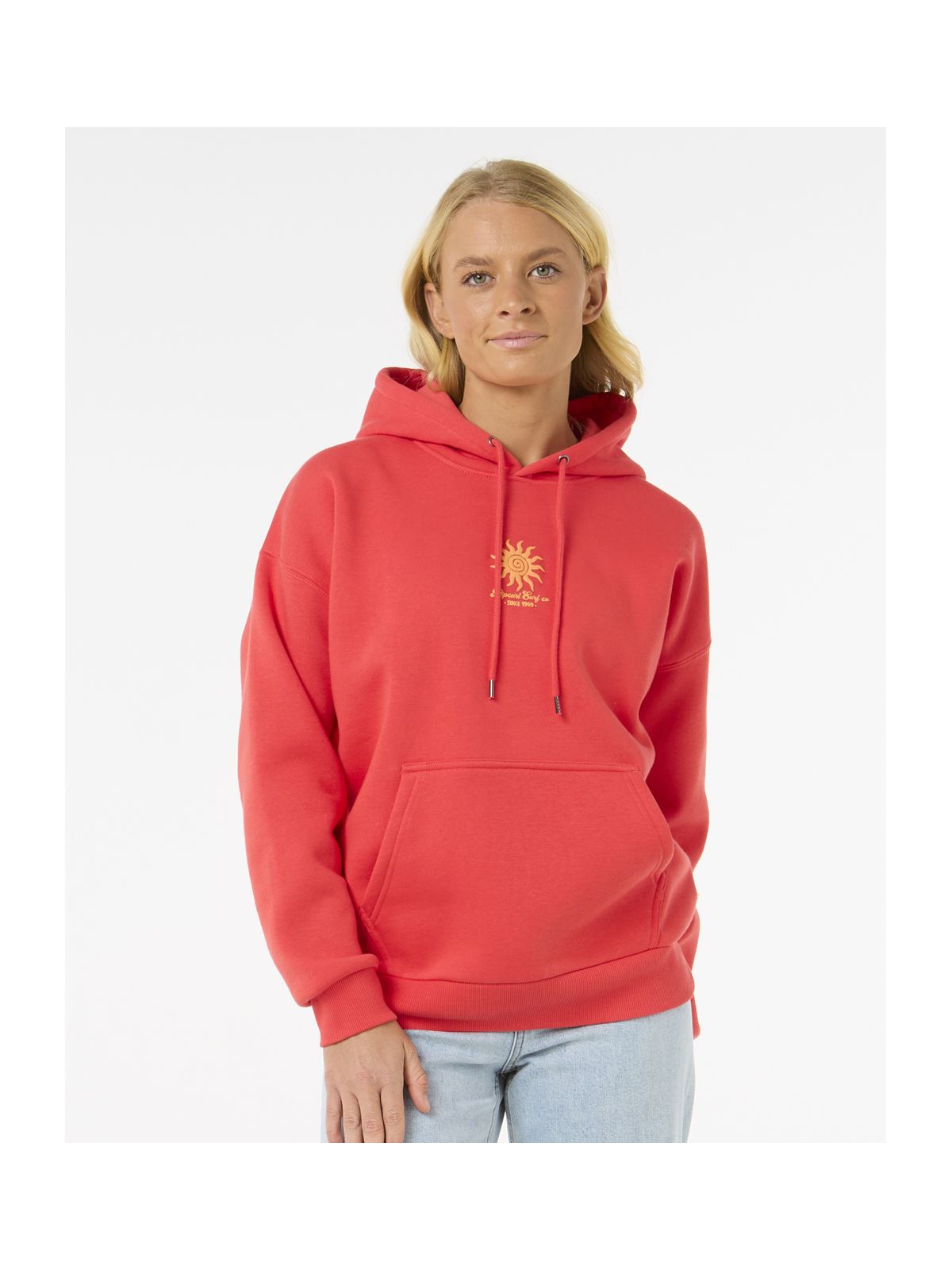 Bluza RIP CURL Cala Heritage Hood czerwony