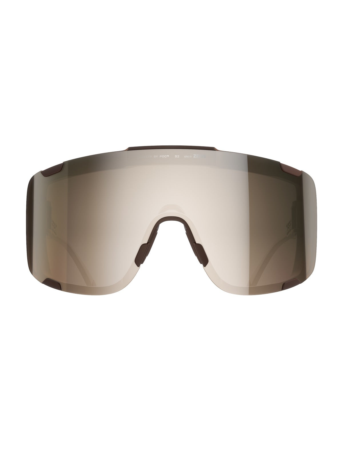 Okulary rowerowe POC Devour Ultra+ brązowe - Clarity Trail/Partly Sunny Silver cat.2