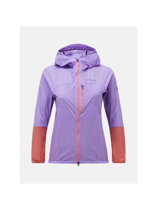 Kurtka Peak Performance W Vislight Wind Jacket różowy - Adventure Sports
