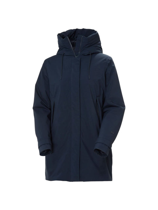Kurtka przeciwdeszczowa damska Helly Hansen W Victoria Ins Mid Rain Jacket granatowy - Adventure Sports
