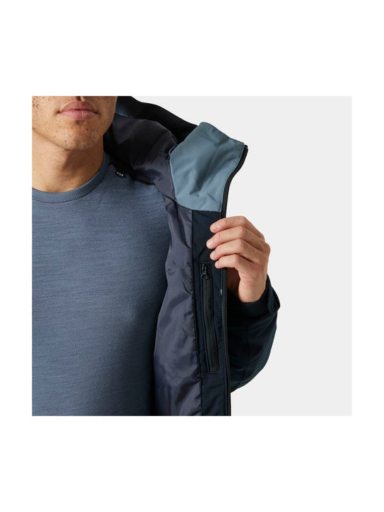 Kurtka narciarska męska HELLY HANSEN ALPINE INSULATED JACKET granatowa
