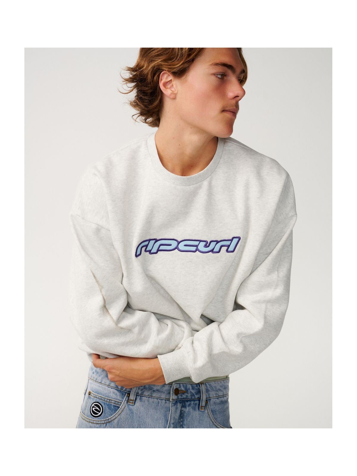 Bluza męska RIP CURL Archive Crew szara
