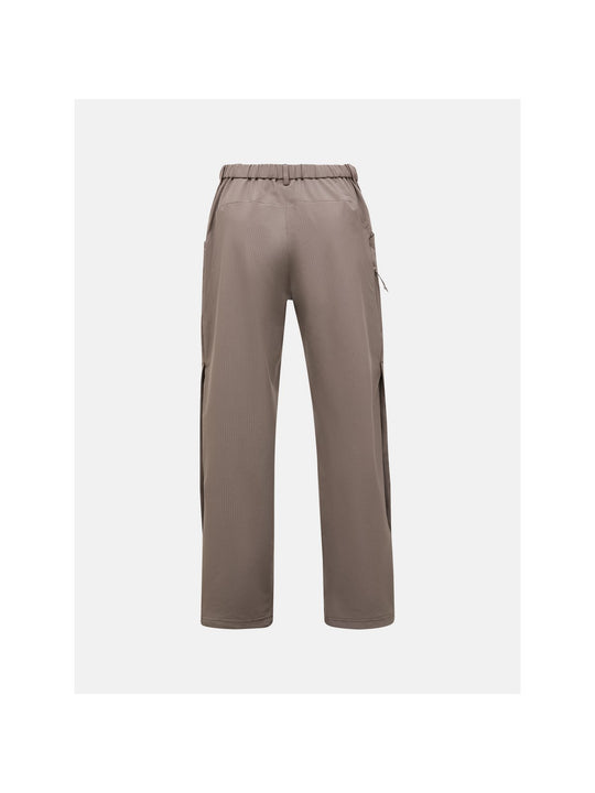 Spodnie damskie PEAK PERFORMANCE Backer Grid Pants brązowe
