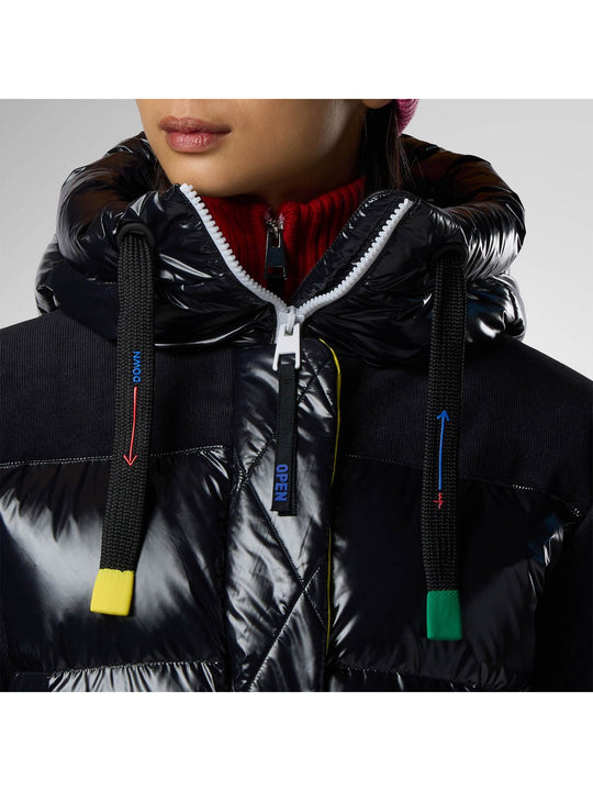 Kurtka narciarska damska ROSSIGNOL W Jcc Corduroy Down Ski Jacket czarna

