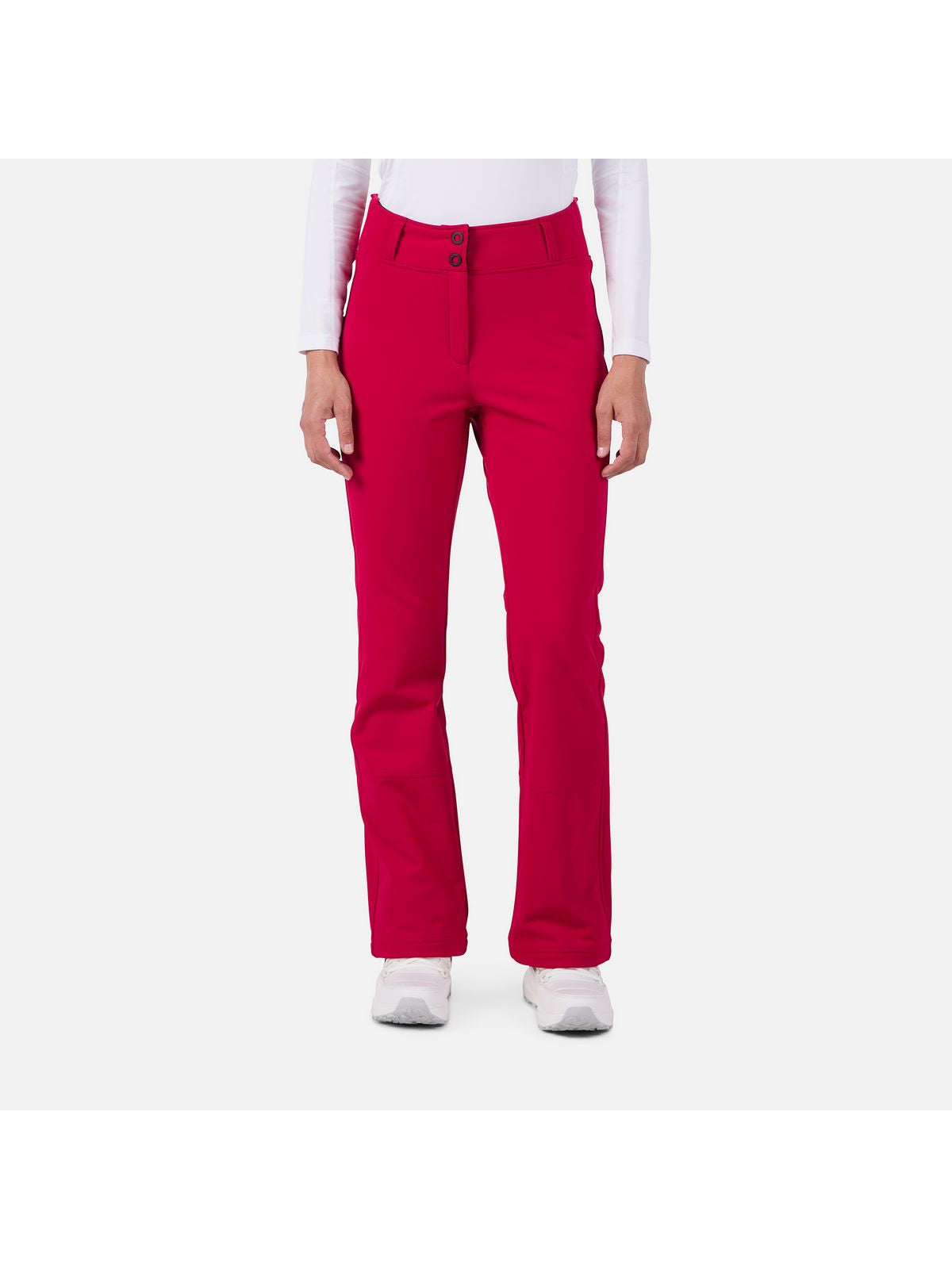 Spodnie narciarskie damskie Rossignol W Ski Softshell Pant czerwony - Adventure Sports
