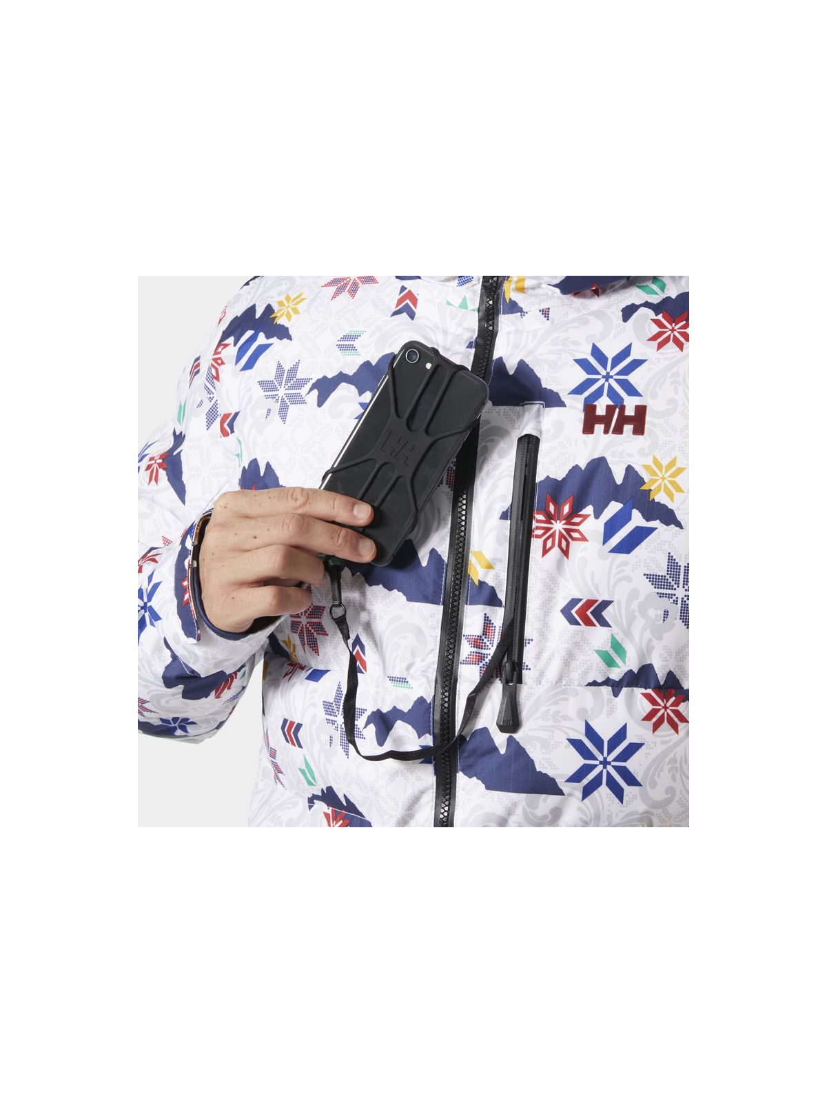Kurtka męska HELLY HANSEN Kvitfjell Race Puffy Jacket kolor biały