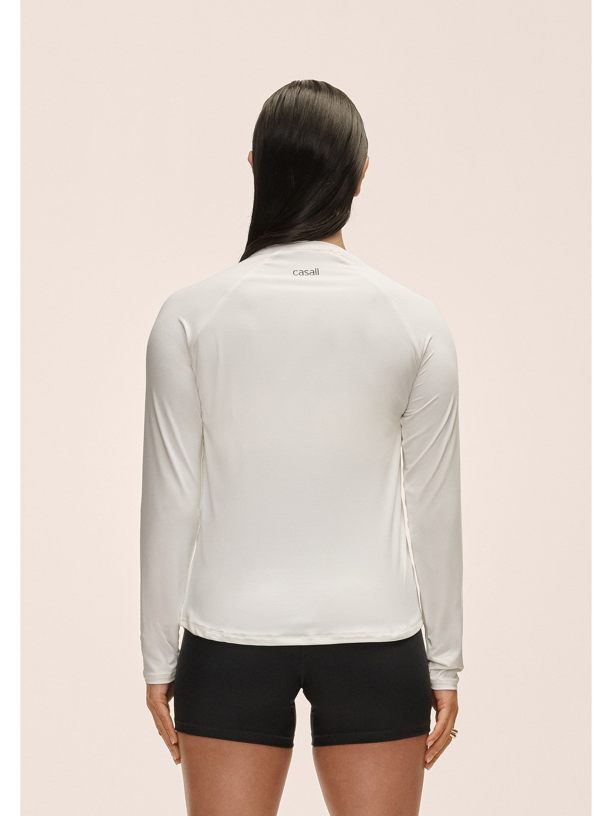 Koszulka damska CASALL Essential Long Sleeve kolor biały